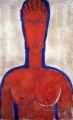big red buste leopold ii 1913 Amedeo Modigliani